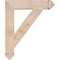 Ekena Millwork Traditional Arts & Crafts Smooth Bracket, Douglas Fir, 3 1/2"W x 20"D x 24"H BKT04X20X24TRA03SDF - alternate 2